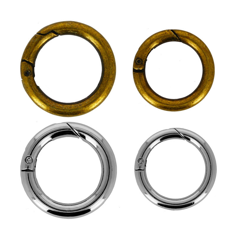 Lot De 20 Mousquetons Ovales à Ressort Pour Loisirs Créatifs, Petits Sacs à Main, Loisirs Créatifs - 23 Mm