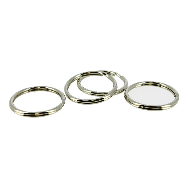 Anneaux Reliure Métal 12,7mm Noir - Boîte De 100 | Compatible Peigne Classeur