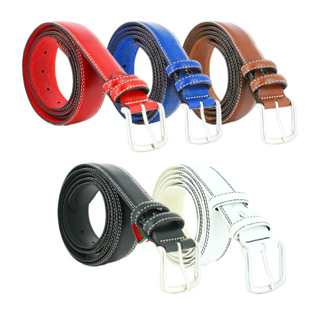 Ceinture cuir véritable Fribourg 35mm -160135- (p)