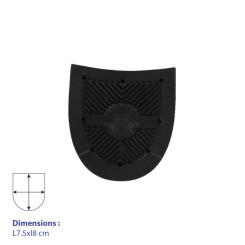 Paire talons bloc Dialux 166-168       