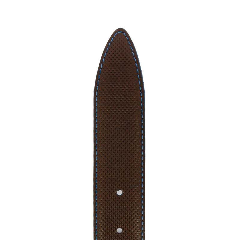 Ceinture En Cuir Véritable – Motif Phyton – Noir – Taille 95 – Homme – Occasion