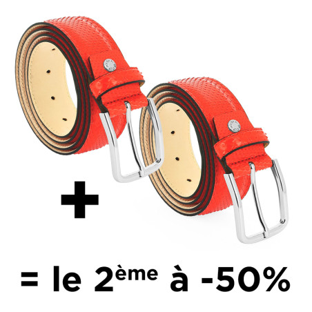 Ceinture Kenya rouge